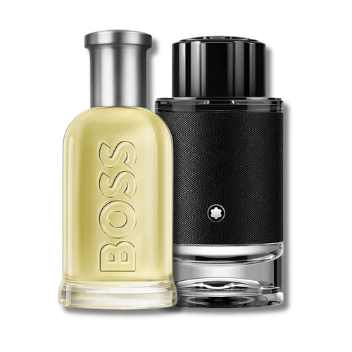 Luxury Men’s Duo – H. Boss Bottled & MB Explorer 100ml (Exclusive Fragrance Set)