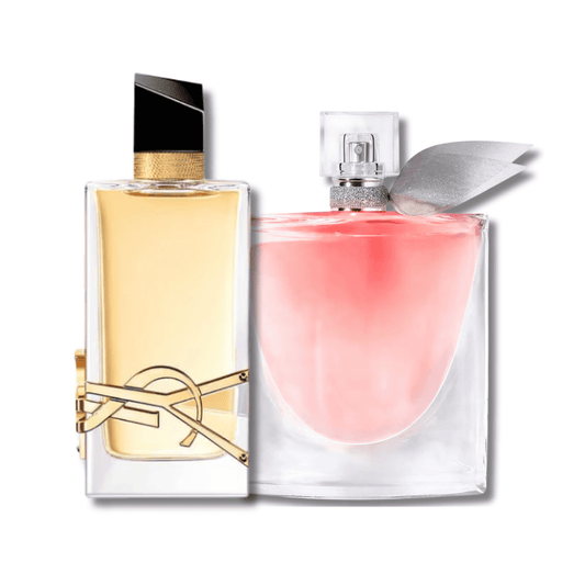 Luxury Women’s Duo – LNC La Vie Est Belle 100ml & YSL Libre 90ml (Iconic Fragrance Set)