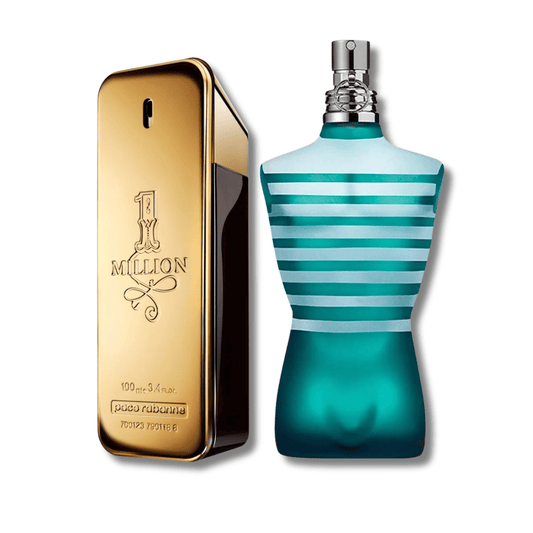 Luxury Men’s Duo – P. Rabanne 1 Million & J.P Gaultier Le Male 100ml (Exclusive Fragrance Set)