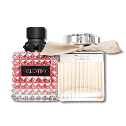 Luxury Women’s Duo – Val. Donna Born In Roma 100ml & Chloé 75ml (Iconic Fragrance Set)