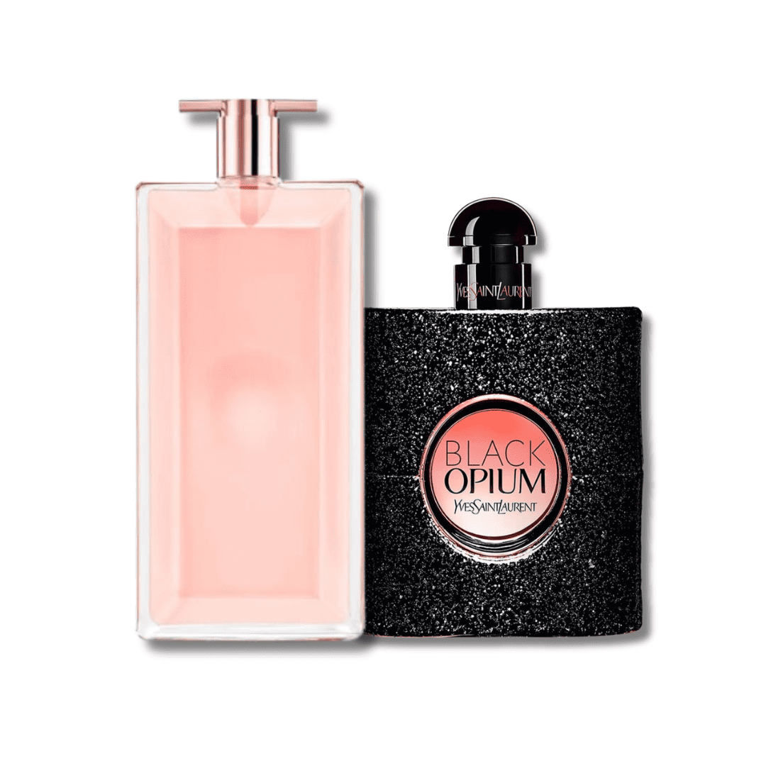Luxury Women’s Duo – YSL Black Opium 90ml & LNC Idôle 100ml (Iconic Fragrance Set)