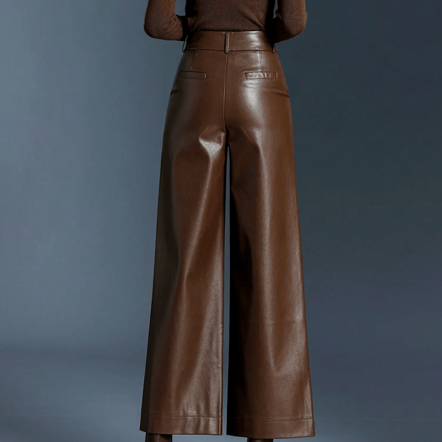 The Modena Leather Trouser