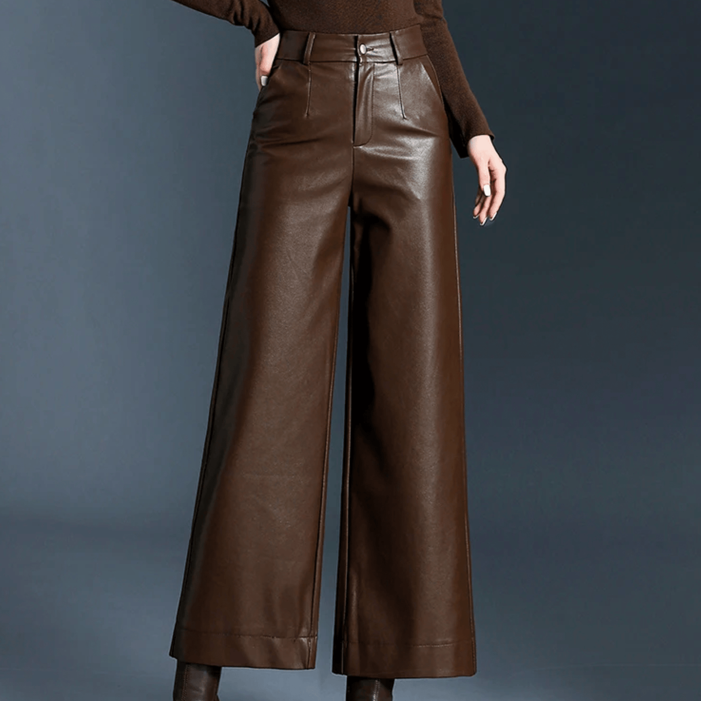 The Modena Leather Trouser