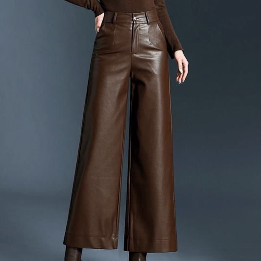 The Modena Leather Trouser
